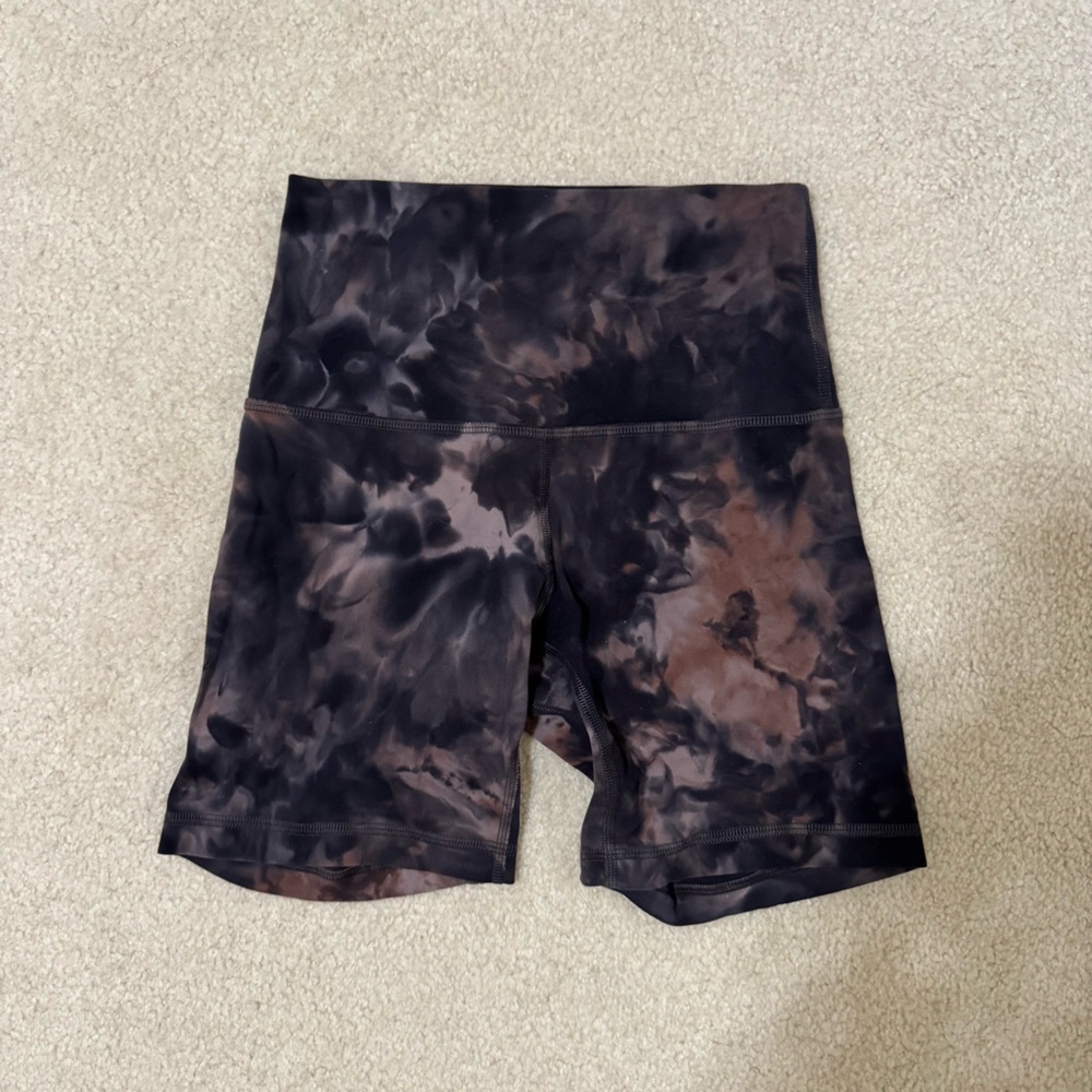 Tie-Dye Lululemon Biker Shorts